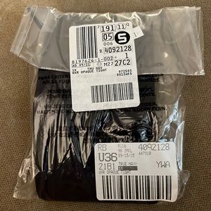 Lands End opaque navy tights - 1X